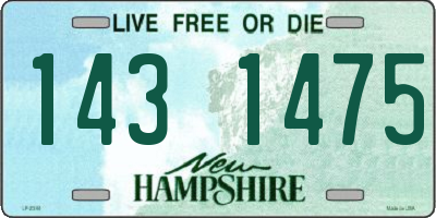NH license plate 1431475