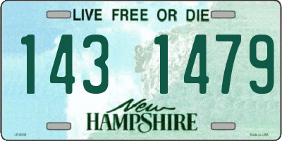 NH license plate 1431479