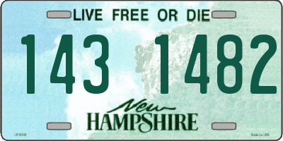 NH license plate 1431482