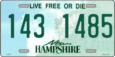 NH license plate 1431485