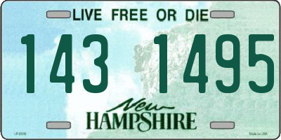 NH license plate 1431495