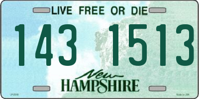 NH license plate 1431513