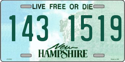 NH license plate 1431519