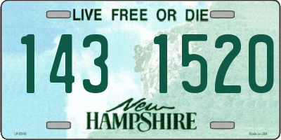 NH license plate 1431520