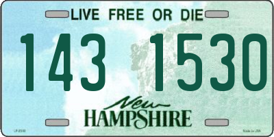 NH license plate 1431530