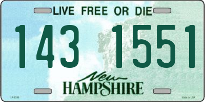 NH license plate 1431551