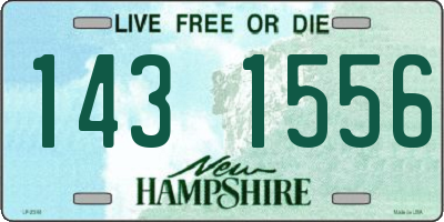NH license plate 1431556