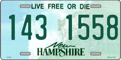 NH license plate 1431558