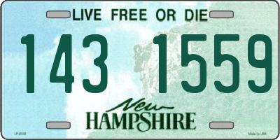 NH license plate 1431559