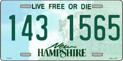 NH license plate 1431565