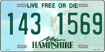 NH license plate 1431569
