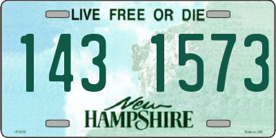 NH license plate 1431573