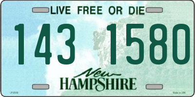 NH license plate 1431580