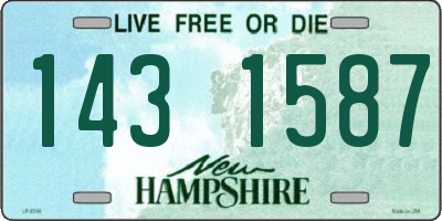 NH license plate 1431587