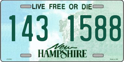 NH license plate 1431588