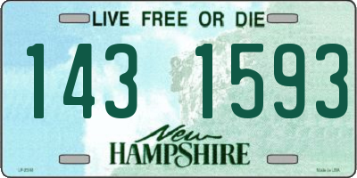 NH license plate 1431593
