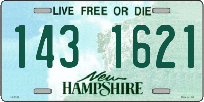 NH license plate 1431621