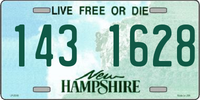 NH license plate 1431628