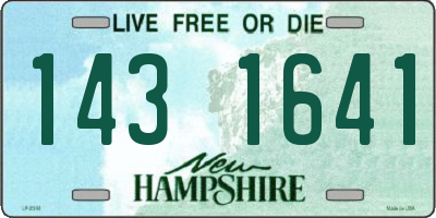 NH license plate 1431641