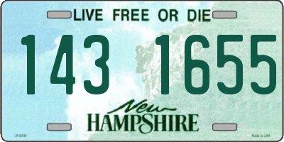 NH license plate 1431655