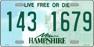 NH license plate 1431679