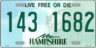 NH license plate 1431682