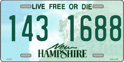 NH license plate 1431688
