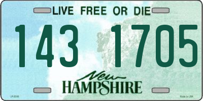 NH license plate 1431705