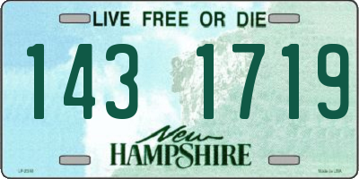 NH license plate 1431719