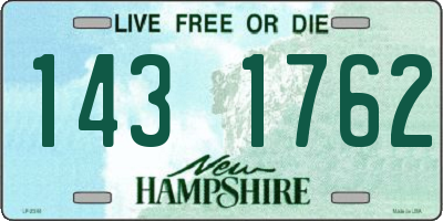 NH license plate 1431762