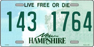 NH license plate 1431764