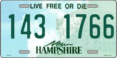NH license plate 1431766