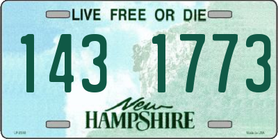 NH license plate 1431773