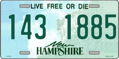 NH license plate 1431885
