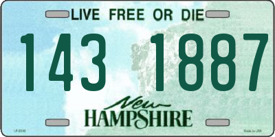 NH license plate 1431887