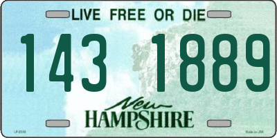 NH license plate 1431889