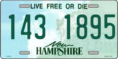 NH license plate 1431895