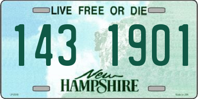 NH license plate 1431901
