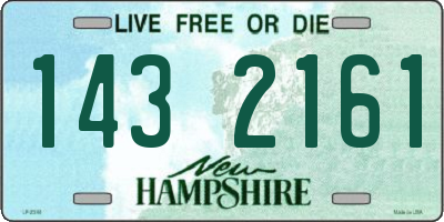NH license plate 1432161