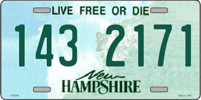 NH license plate 1432171