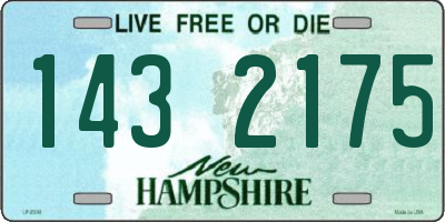 NH license plate 1432175