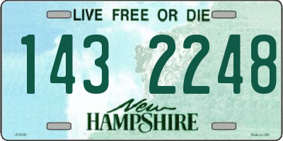 NH license plate 1432248