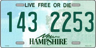 NH license plate 1432253
