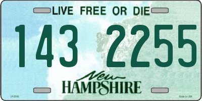 NH license plate 1432255