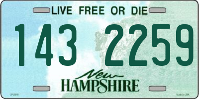 NH license plate 1432259