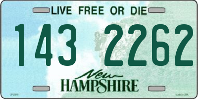 NH license plate 1432262