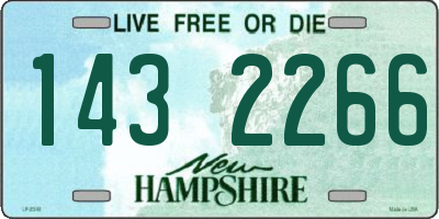 NH license plate 1432266