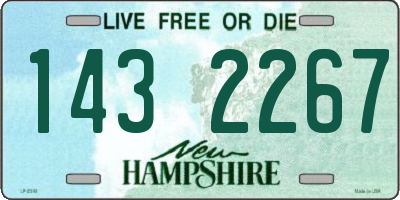 NH license plate 1432267