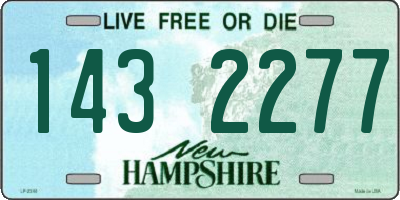 NH license plate 1432277
