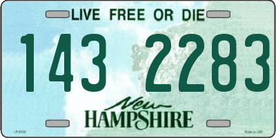 NH license plate 1432283